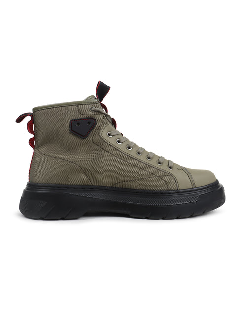 Hugo Boss Urian Hito Rcyny Boots - Open Green