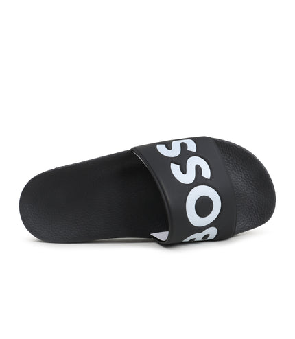 Hugo Boss Aryeh Slid Sandals - Black