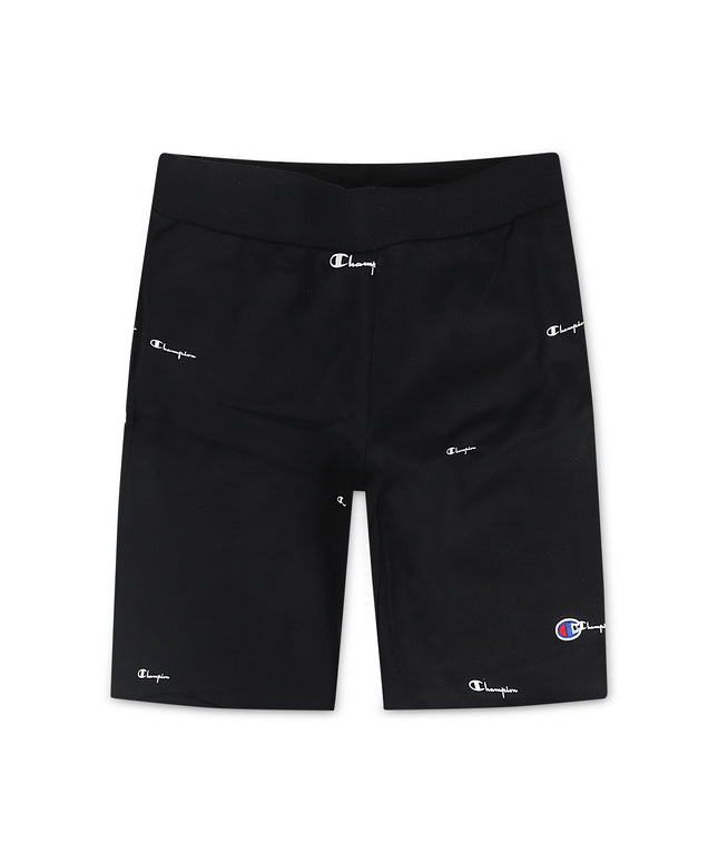 Champion Logo Spead Shorts - Black