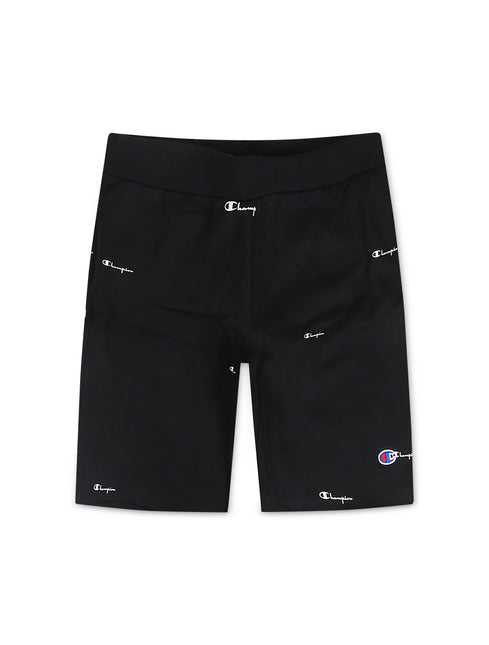 Champion Logo Spead Shorts - Black