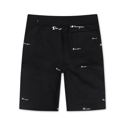 Champion Logo Spead Shorts - Black