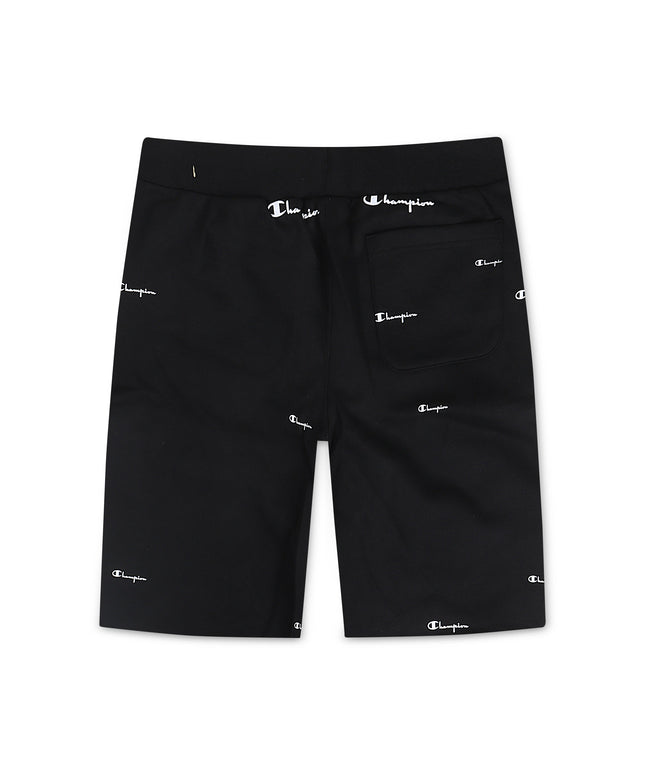 Champion Logo Spead Shorts - Black