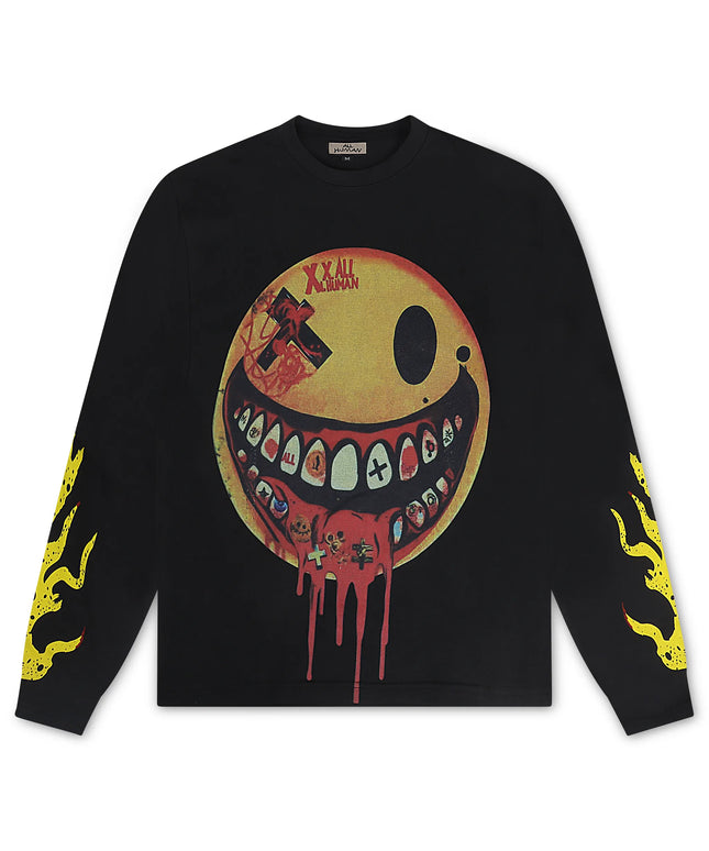 All Human Happy Days Crewneck - Black