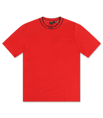 Boss Green Label Cotton Jersey Tee - Red