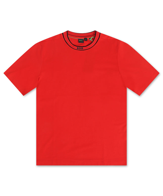 Boss Green Label Cotton Jersey Tee - Red