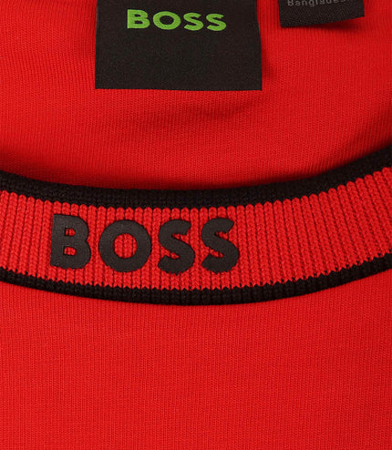 Boss Green Label Cotton Jersey Tee - Red