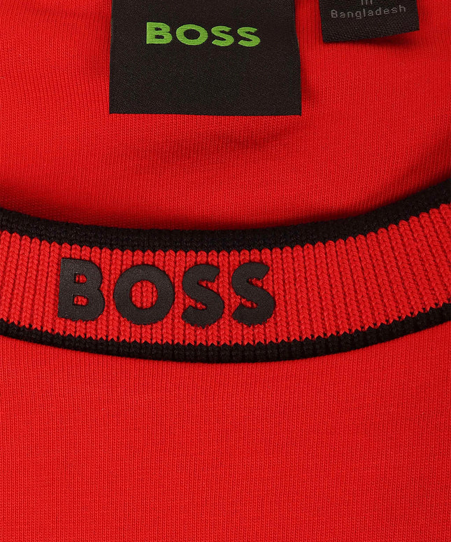 Boss Green Label Cotton Jersey Tee - Red