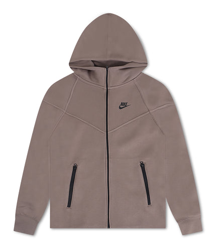 Nike Womens Sportswear Tech Fleece Windrunner Hoodie - Mink Brown/Black