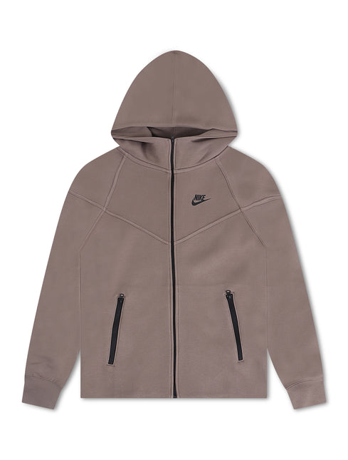 Nike Womens Sportswear Tech Fleece Windrunner Hoodie - Mink Brown/Black