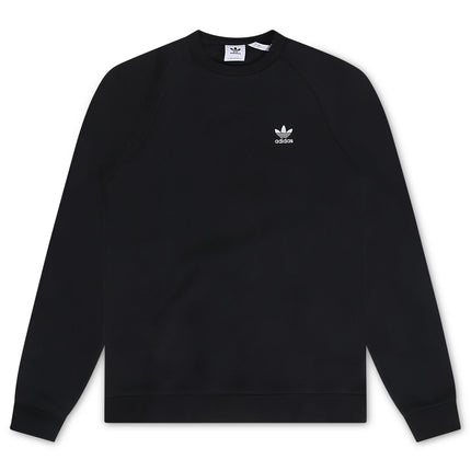 Adidas Logo Essential Crew Sweatshirt - Black