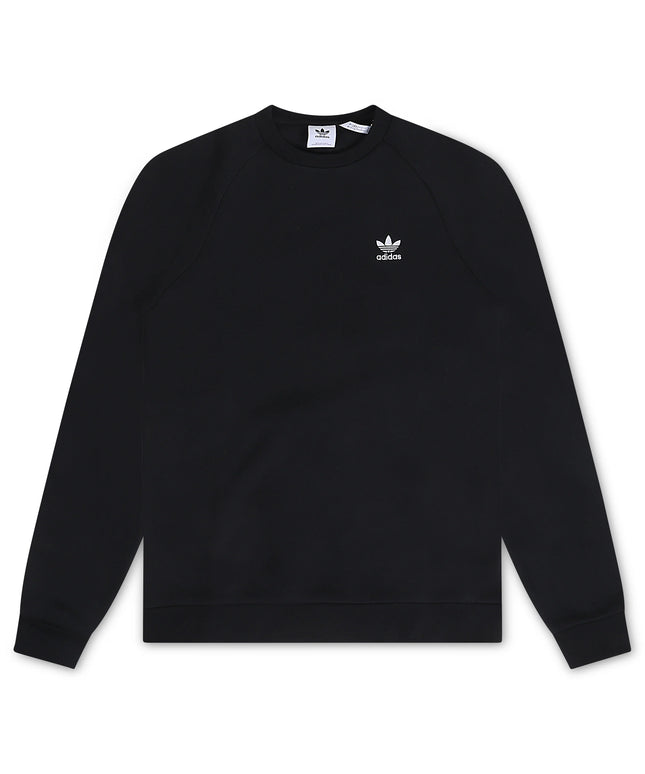 Adidas Logo Essential Crew Sweatshirt - Black