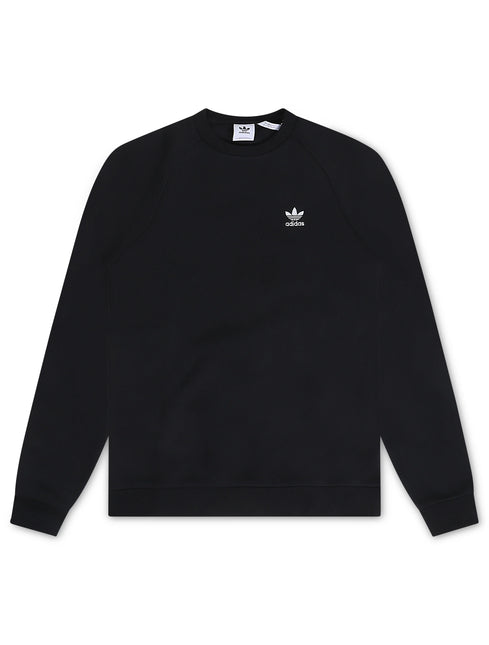 Adidas Logo Essential Crew Sweatshirt - Black