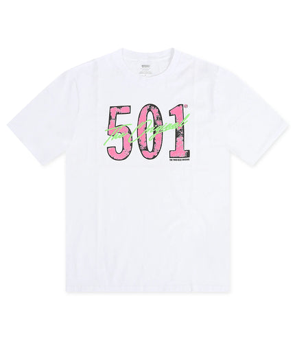 Levis 501 The Original Tee - White