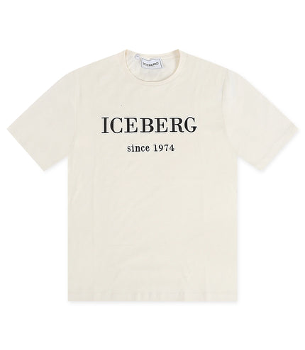 Iceberg Since 1974 Tee - Cream