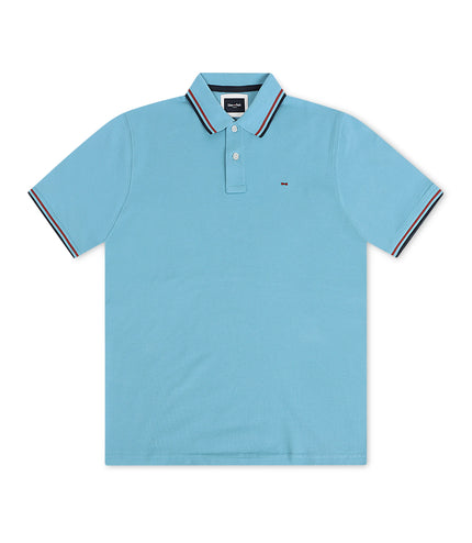 Eden Park Decalage Polo - Blue