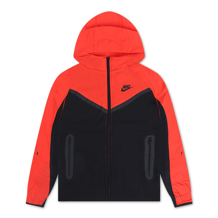 Nike Boys Tech Fleece Hoodie - Black/Light Crimson