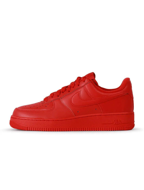 NIKE MENS AIR FORCE 1 '07 LVB 1 - UNIVERSITY RED NIKE