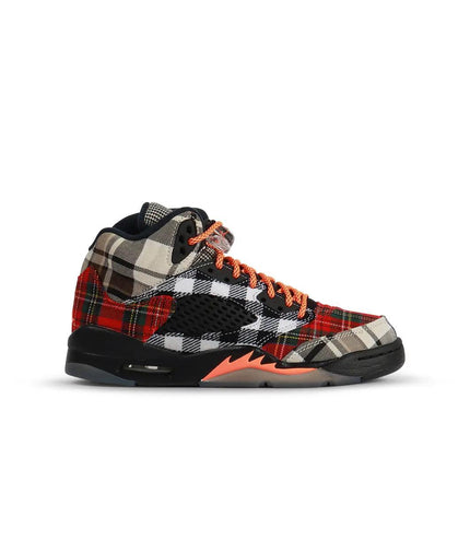 AIR JORDAN RETRO 5 'PLAID' - GS AIR JORDAN