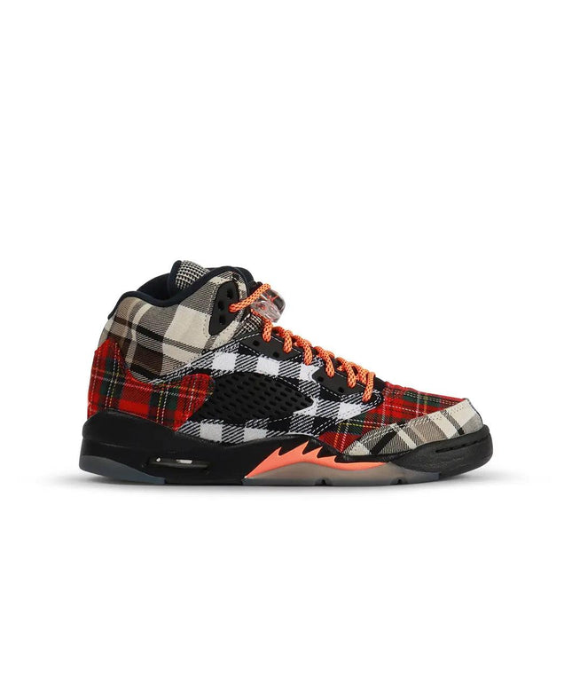 AIR JORDAN RETRO 5 'PLAID' - GS AIR JORDAN