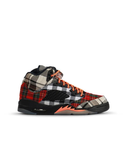 AIR JORDAN RETRO 5 'PLAID' - GS AIR JORDAN