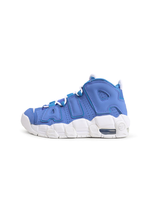 Nike Air More Uptempo Big Kids Medium Blue/White-Battle