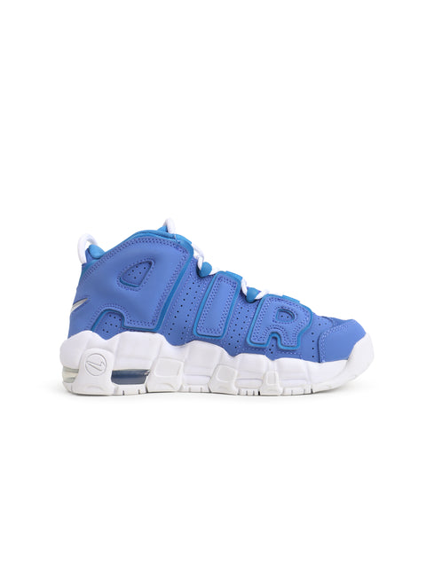 Nike Air More Uptempo Big Kids Medium Blue/White-Battle