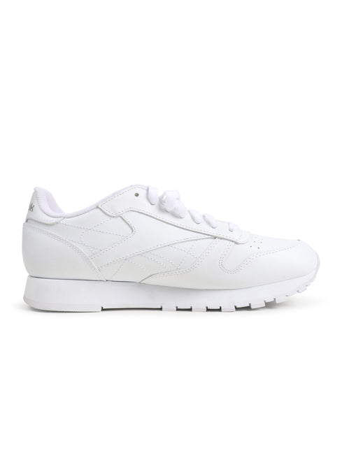 Reebok Mens Classic Leather - White/ Grey