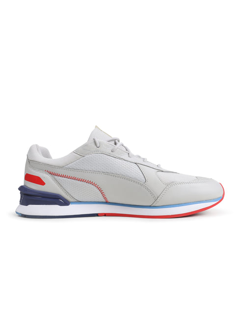 Puma BMW Low Racer - Grey/ White