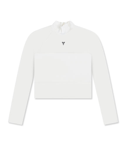 Nike Womens Kobe Crop Long Sleeve - White