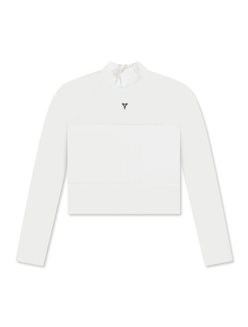 Nike Womens Kobe Crop Long Sleeve - White