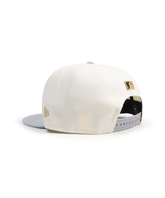 New Era 9FIFTY Dodgers World Series Snapback - Chrome/Sky Blue