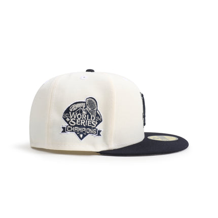 New Era 5950 World Series Champions Dodgers Hat - Chrome/Navy