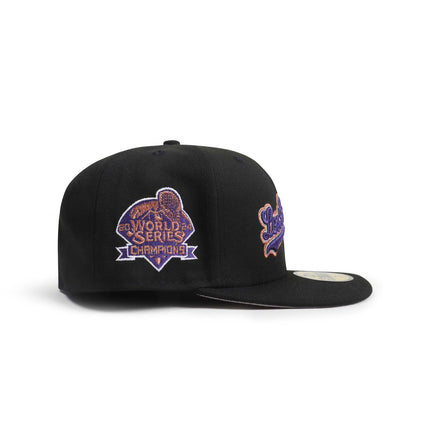 New Era 5950 World Series Champions Dodgers Hat - Black