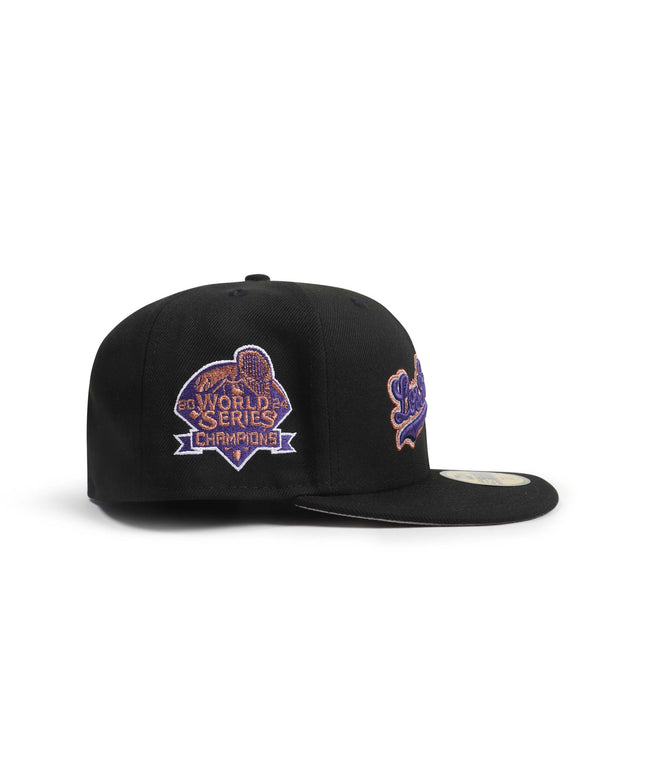 New Era 5950 World Series Champions Dodgers Hat - Black