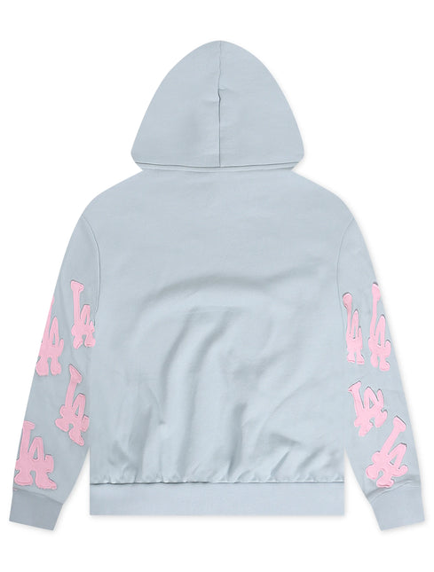 Red Letters Not LA Scattered Hoodie - Bubblegum