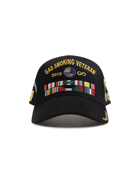 GasNYC Vet Trucker Hat - Black