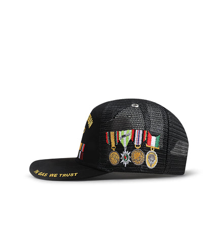 GasNYC Vet Trucker Hat - Black