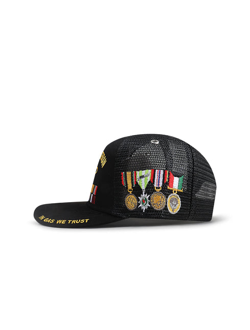 GasNYC Vet Trucker Hat - Black