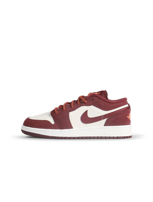 AIR JORDAN BIG KIDS 1 LOW - NIGHT MAROON AIR JORDAN