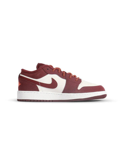 AIR JORDAN BIG KIDS 1 LOW - NIGHT MAROON AIR JORDAN