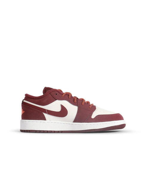 AIR JORDAN BIG KIDS 1 LOW - NIGHT MAROON AIR JORDAN