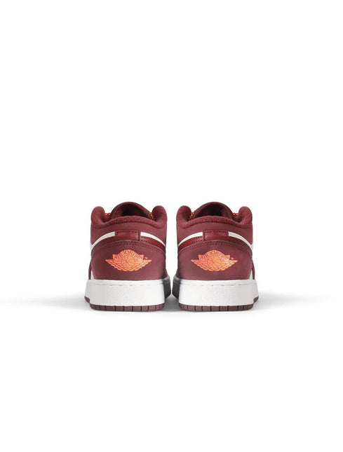 AIR JORDAN BIG KIDS 1 LOW - NIGHT MAROON AIR JORDAN