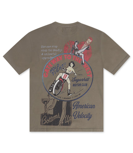 Sugarhill "Velocity" T-Shirt - Army Vintage