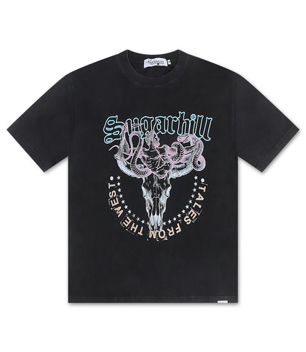 Sugarhill "Fallen" T-Shirt - Black Vintage