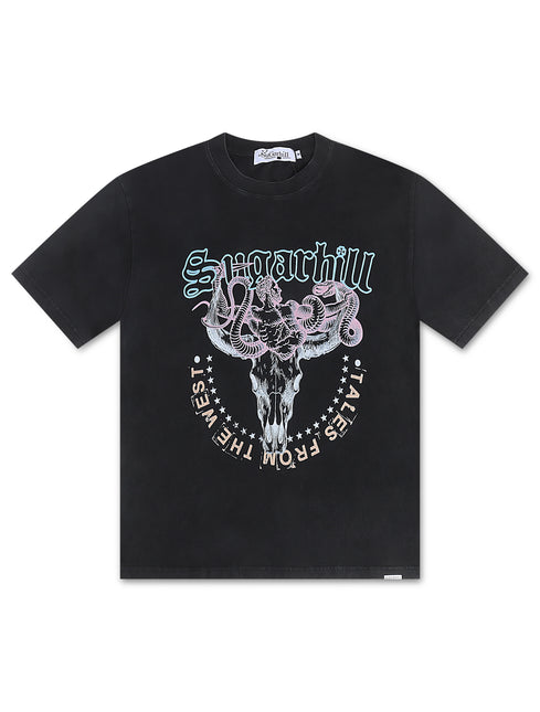 Sugarhill "Fallen" T-Shirt - Black Vintage