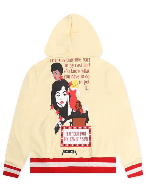 Ricchezza Play Your Part Hoodie - Cream