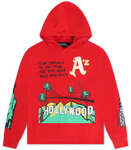 Homme Femme Cali To NYC Hoodie - Red