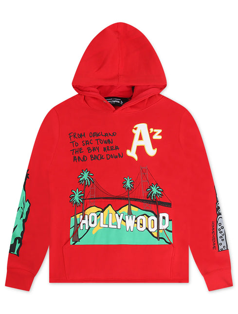 Homme Femme Cali To NYC Hoodie - Red