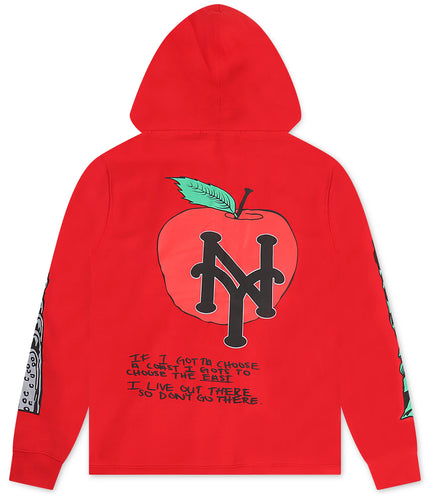 Homme Femme Cali To NYC Hoodie - Red