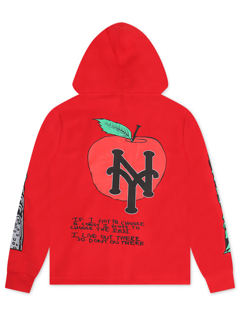 Homme Femme Cali To NYC Hoodie - Red